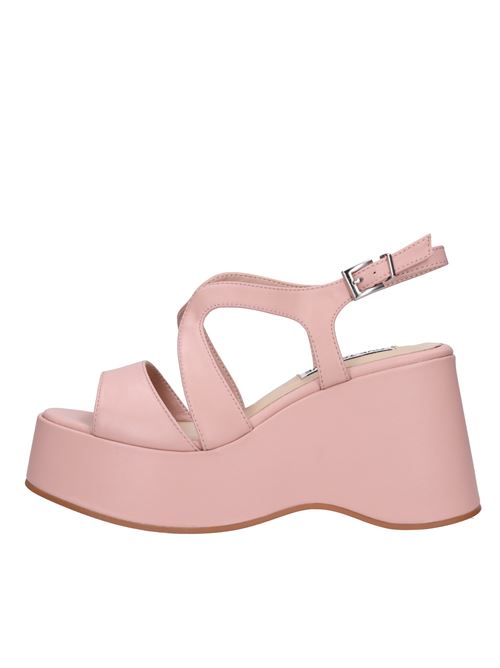 Leather wedge sandals GAI MATTIOLO | AF4PHARD